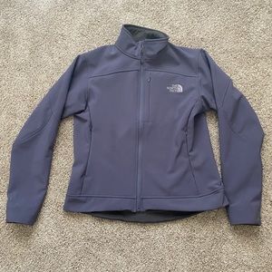 North Face grey/purple jacket